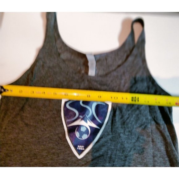 Steamboat Soccer Club Tank Top Pink Ribbon As strong as the Woman Next to Me Sm - Picture 5 of 6